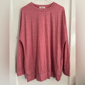 Pink long sleeve-with pockets!!